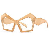 Jenny Oversized Irregular Square Glasses Frame Geometric Frames Southood